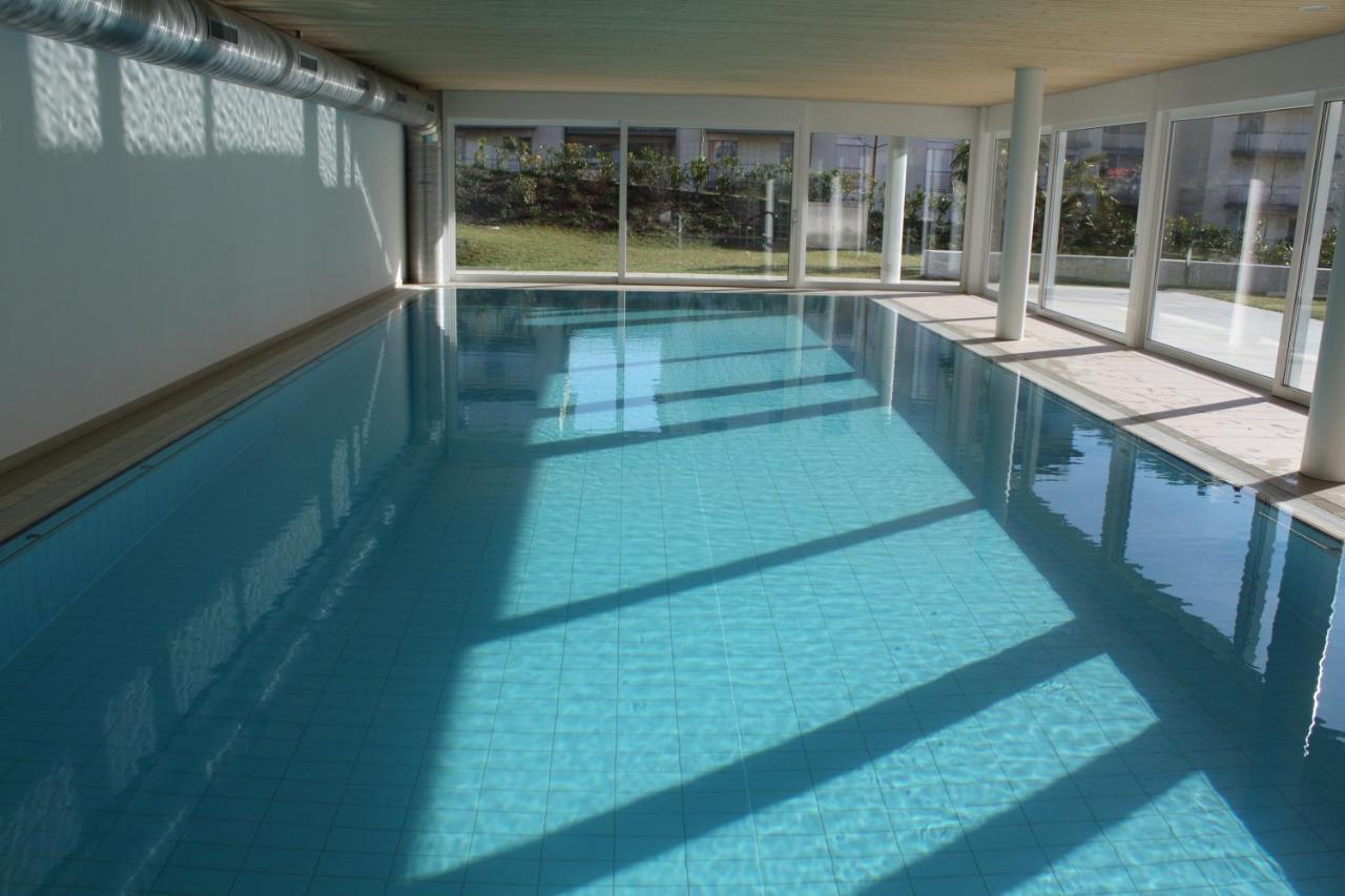 Indoor Swimming Pool, Sauna, Fitness, Private Gardens, Spacious Modern Apartment Lugano Exterior photo